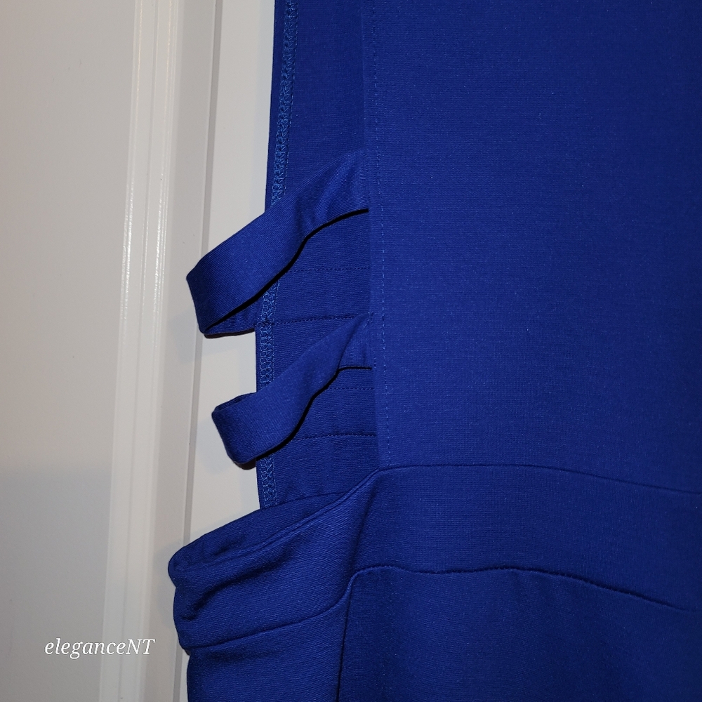 Fashion Nova Don’t Call Me Up Royal Blue Jumpsuit Sz: 2X NWT - Picture 5 of 10